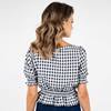 Voodoo Vixen - Sadie Top - Noir/Blanc Product image